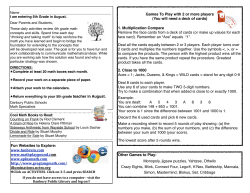 Entering 5th Cover - Danbury Public Schools