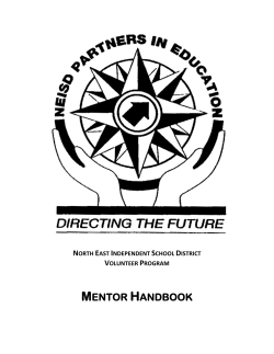 mentor handbook
