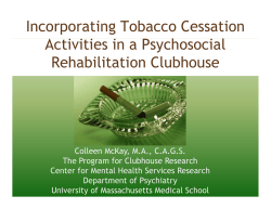 presentation - UMass Medical School