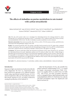 The effects of stobadine on purine metabolism in