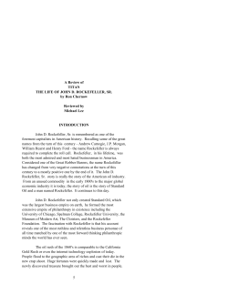 5 A Review of TITAN THE LIFE OF JOHN D. ROCKEFELLER, SR. by