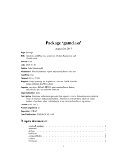 Package `gamclass`