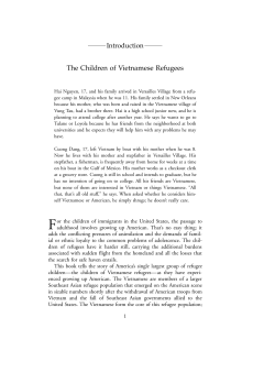 The Children of Vietnamese Refugees