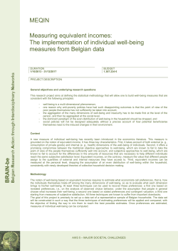 MEQIN Measuring equivalent incomes: The implementation of