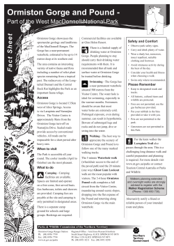 Ormiston Gorge and Pound - Northern Territory Government