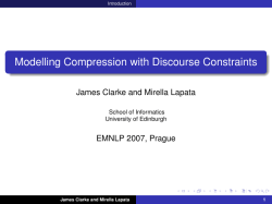 slides - James Clarke