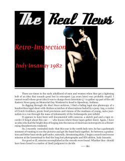 retro indy 500 edition - The Real News @ skirealnews.com