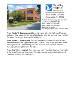 579 Franklin Turnpike Ridgewood, NJ 07450