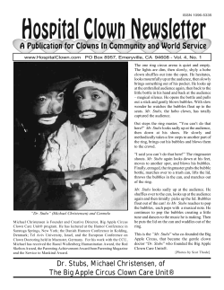 Michael Christensen and the Big Apple Clown