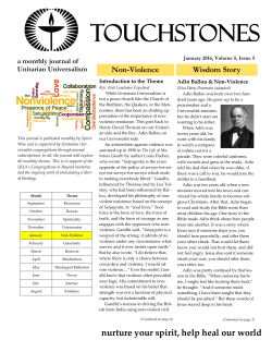 touchstones - Sedona Unitarian Universalist Fellowship