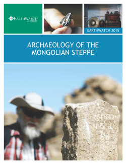 archaeology of the mongolian steppe