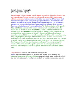 Account of an Argument