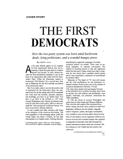 the first democrats - Mayfield City Schools