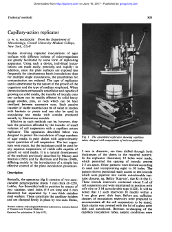 Capillary-action replicator