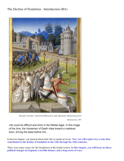 The Decline of Feudalism