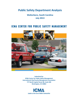 Public Safety Department Analysis