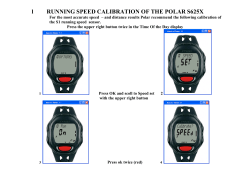 kalibrering af polar s625x