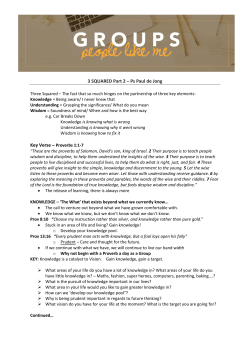 3 SQUARED Part 2 &ndash; Ps Paul de Jong