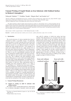 Unusual Wetting of Liquid Metals on Iron Substrate with Oxidized