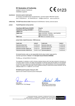 h-p-cosmos treadmill ce conformity med 150 50