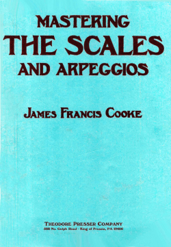 Arpeggios - Walter Cosand