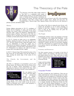 The Theocracy of the Pale