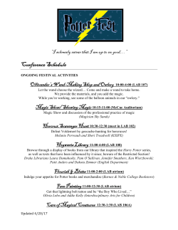 Conference Schedule - The College at Brockport