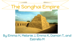 The Songhai Empire - Christopher Klinkner