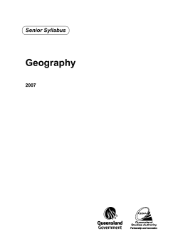 senior Geography