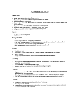flag football rules