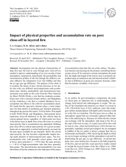 Impact of physical properties and accumulation