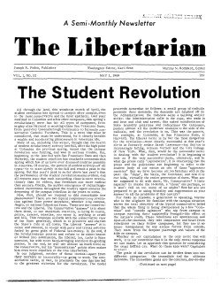 The Student Revolution