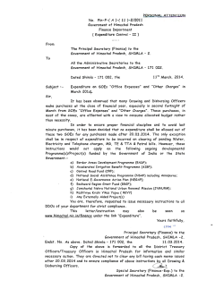 Delegation of Financial Powers