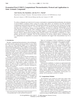 Economical Post-CCSD(T) - American Chemical Society