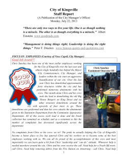 Staff Report July 22 2013