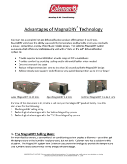 Advantages of MagnaDRY Technology