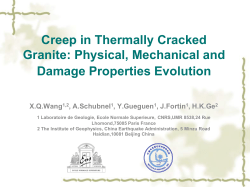 Fracture in Thermally Cracked Granite