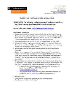 Touch Football Rules