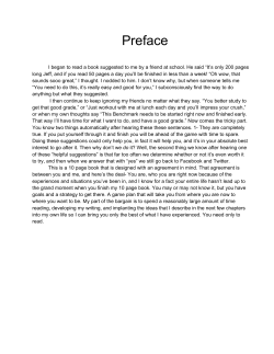 Preface - Science Leadership Academy