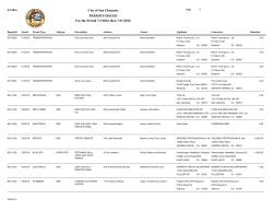 City of San Clemente PERMITS ISSUED For the Period 7/1/2016