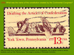 LEQ: What was the name of the constitution created by the