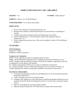 korean renaissance art: 1400-1600ce