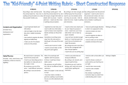 CDE KidFriendlyWriting Rubrics1314