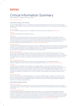 4 x 4 NBN Data and Phone