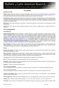 bulletin of latin american research