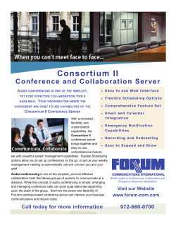 Consortium II - Forum Communication International