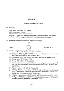 Phenol - IARC Monographs on the Evaluation of Carcinogenic Risks