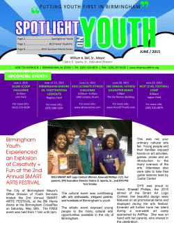 upcoming events june / 2015 - Division of Youth Services