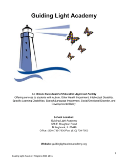 Placement at Guiding Light Academy