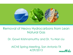 Removal of Heavy Hydrocarbons from Lean Natural Gas
